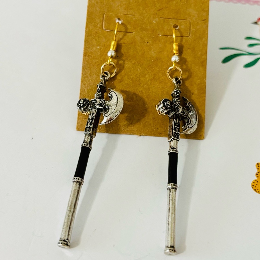 Medieval Blade, Knight Earrings